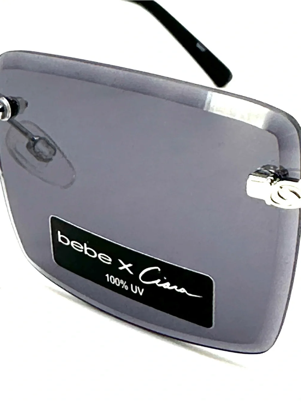 Bebe X Ciara Rimless Sunglasses BB7265 NEW
